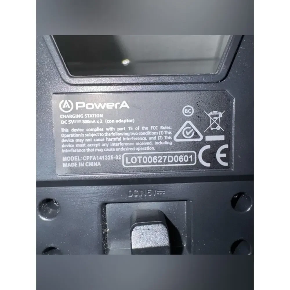 EUC PowerA Dual Charging Station with 2 PlayStation PS4 Controllers Blue Camo
